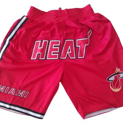 China Wholesale Antibacterial Mens Basketball Shorts Mesh Mens Shorts High Quality Embroidered Pocket Zipper Basketball Shorts for sale