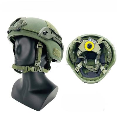 China Aramid MICH2000 IIIA Helmet with Wendy Suspension Liner Army Green High Grade MICH2000 Color for sale