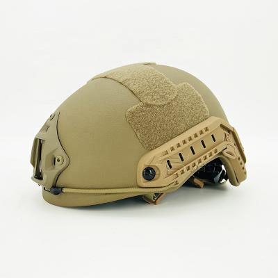 China FAST Tactical Aramid Helmet Fiber IIIA.44 Level Helmet Wolf Brown Color L for sale