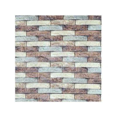 China Luxury Waterproof+ECO-Friendly Style Wall Decor 3d Brick Sticker Foam Texture Moisture Proof Wallpaper for sale