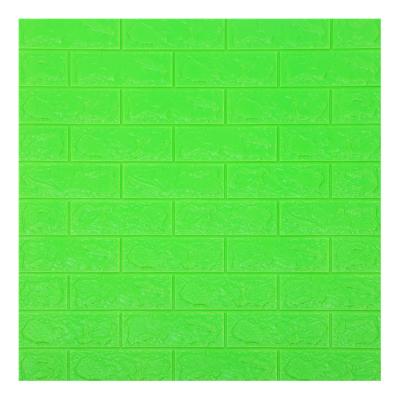 China Waterproof+ECO-Friendly 3D wallpaper sticker pe foam bricks bedroom 3d wallpaper for sale