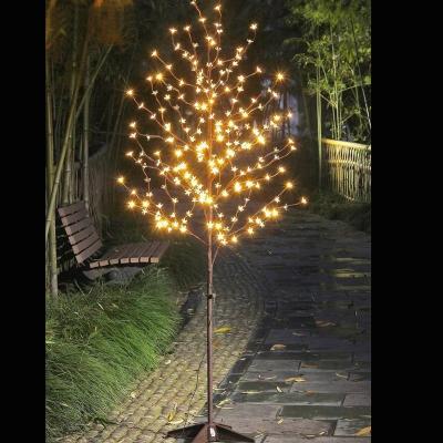 China Led Cherry Blossom Simulation Led Cherry Blossom Tree Light For Room Garden Landscape Indoor Outdoor Decoration for sale