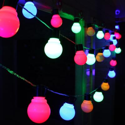 China Good Selling Milky String Lights Battery Operated Fairy Lights Milky Light Bulb Pendant Kit for sale