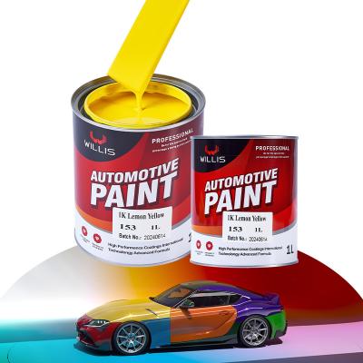 China Metallic Epoxy Anti Scratch Coating 1K Car Paint  For Automotive Frame Mixing Automotive Paint Car Body Paint for sale