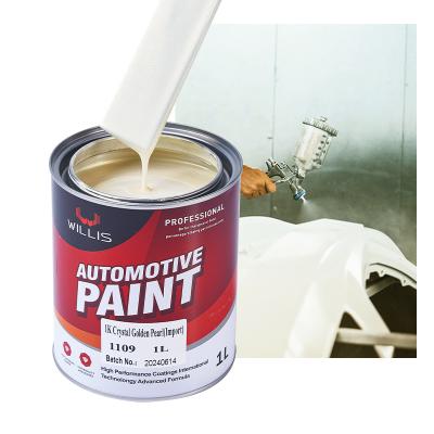 China Crystal White Pearl Automotive Paint Strong Adhesion Acrylic Raw Material, Auto Car Paint,Metallic Automotive Paint for sale