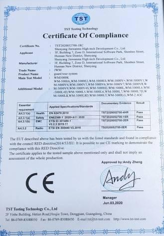 CE - JWM Hi-Tech Development Co., Ltd.