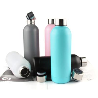 China Double Wall Vacuum Stainless Steel Small Sustainable Mouth Water Bottle Insulated Bottles for sale