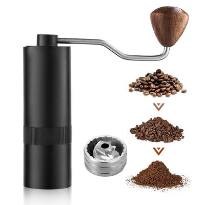 China Durable C2 Nut Manual Coffee Grinder with Stainless Steel Burr Internal Adjustable Setting Hand CNC Conical Grinder Gift Machine for sale