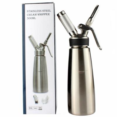 China Sustainable stainless steel whipped cream dispenser for sale