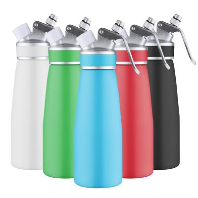 China Wholesale 500ML Stainless Steel Cream Whipper Viable Aluminum Whipped Cream Dispenser for sale