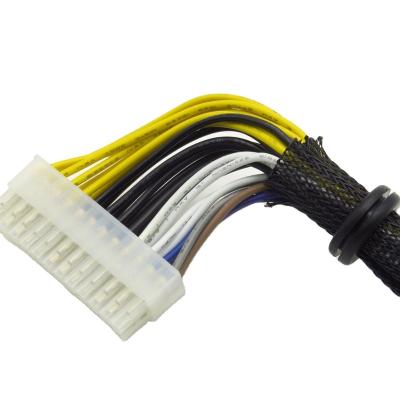 China High Power Electronic Custom Supply 9 12 24 Pin Wire Harness OEM ODM Mini Fit Connector Grommet Cable Sets for sale