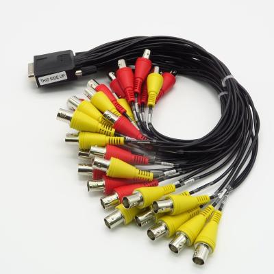 China Computer OEM ODM VGA D-sub 44P With Coaxial Medical Device BNC Dsub Parts Female Pipeline Video Cable for sale