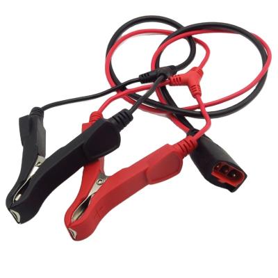 China Custom Car Battery Charging Connector OEM 3 Pin 3P Battery Charger Alligator Clamp Cable Wire Assembly Automotive Harness for sale