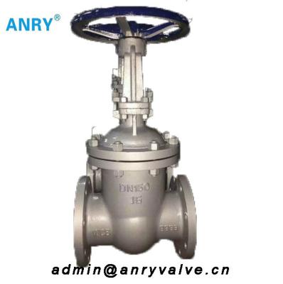 China Casted Steel 20 GOST Gate Valve FLanged RF Handwheel Gear Operated for sale