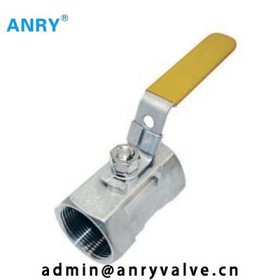 China BSP NPT Threaded SS Ball Valve 1 Piece SS304 SS316 PTFE Seat Full Bore Ball Valve for sale