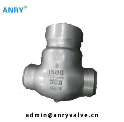 China Stellite Overlay Disc  API Valves Swing Check Valve BW Welding WCB WC6 LCB Body  800Lb~1500Lb for sale