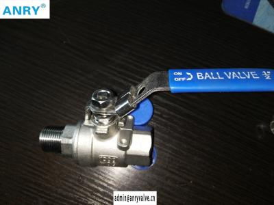 China 2 Piece CF8 1000WOG BSP Full Bore Lever Ball Valve for sale