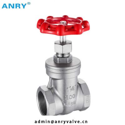 China PTFE Seat  200 WOG BSP FNPT Threaded Gate Valve for sale