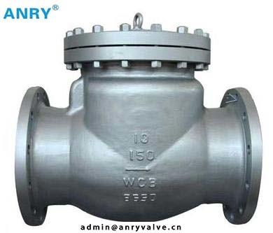 China Swing Check Valve WCB WC6 LCB body Trim No.8 Flanged RF for sale