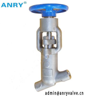 China 800Lb Forged Steel Stellite Overlay Disc Y Type Globe Valve for sale