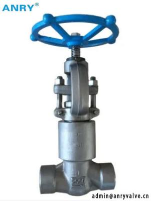 China High Pressure 4500lbs  A105 F304 F316 Body Stellite Overlay Plug Disc Globe Valve for sale