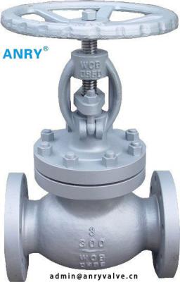 China Handwheel JIS Flanged RF WCB Body 13%CR Wedge OS&Y Globe Valve for sale