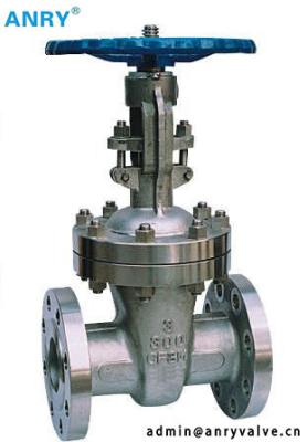 China API 600 Flanged RF WCB Body F6A 13% CR Wedge Trim  150LBS Gate Valve for sale