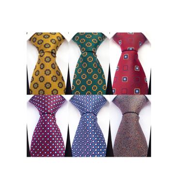 China Polyester Best Selling High Quality Jacquard Luxury Mens Ties Paisley Italian Silk Neckties Mens Wedding Decoration For Business Gifts for sale