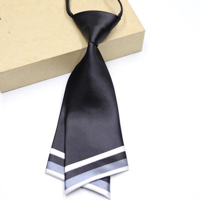 China Polyester Wholesale Plastic Rubber Twist Necktie Italy Custom Cravat Cheap Business Logo Women Neckties Hot Selling for sale