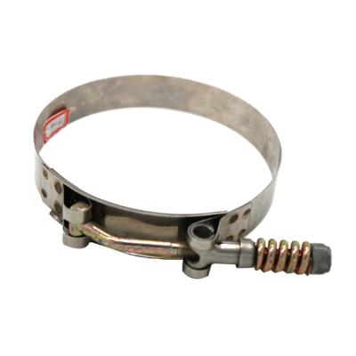 China Industrial Tooling T Bolt Spring Pipe Clamp 304 Stainless All Sizes Exhaust Flange for sale