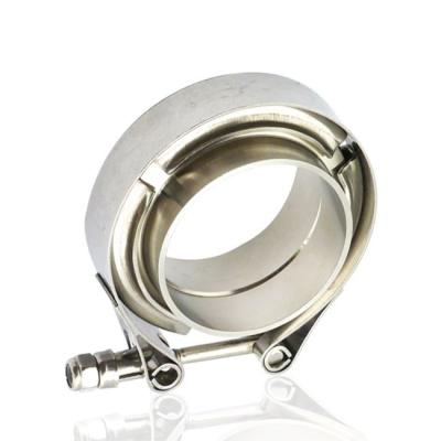 China Filter Card Covers Titanium Auto Male And Female V Band Quick Release Clamps Exhaust Ss Flange for sale