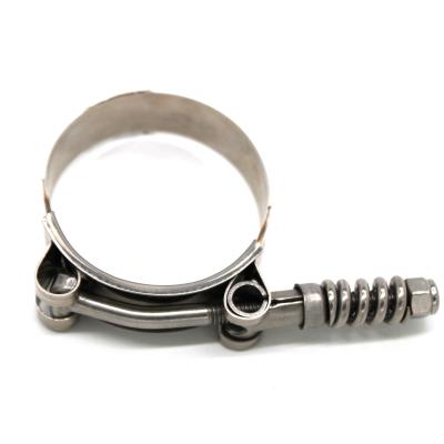 China Industrial Tooling 304 Stainless Steel High Torque T-bolt Industrial Pipe Clamp for sale