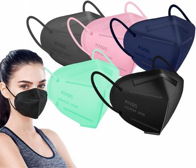 China Breathable In Stock 5 Layers Wholesale Mask Personal Indoor Disposable Protective Earloops Respirator Face Dust Mask for sale