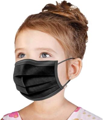 China Wholesale Black Breathable Dust 3 Layers Disposable Face Mask Breathable Filter Masks Mouth Cover With Elastic Ear Loop For Adult Men for sale