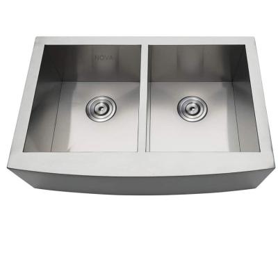 China Without Bowl Double Faucet Factory Design New Product Kitchen Sinks New Style Stainless Steel Sinks Handmade Under Mount Sinks for sale