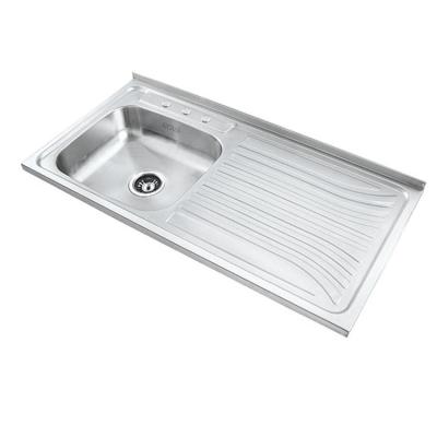 China Without Faucet Tarjas Lay On Rectangular Kitchen Sink Design Bolivia Chile Ecuador Middle East Stainless Steel Fashion NC 10050; GUA for sale