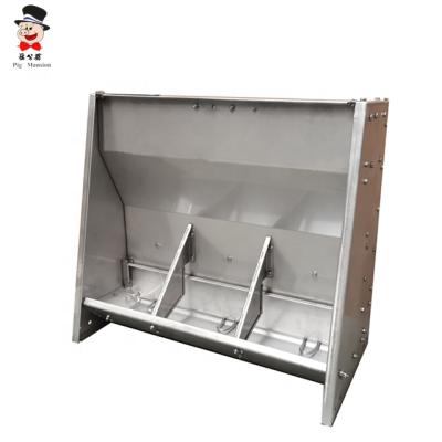 China Farms Factory Stainless Steel Pigs Feed Trough For Pigs Automatic Pig Feeder for sale