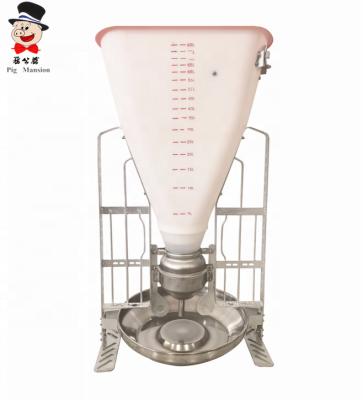 China Farms Plastic Hogs Feeder Farm Equipment Hog Feeder Dry Bowl Pig Feeder for sale