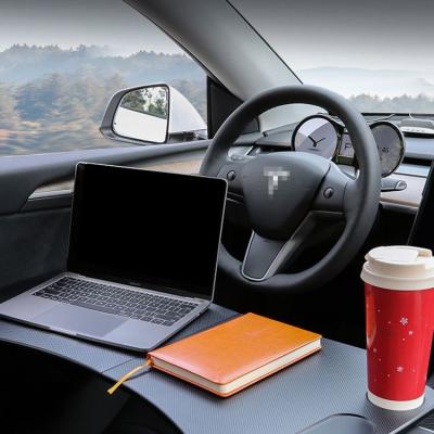 China Folding Car Steering Wheel Desk for Tesla Model Y 3 for NIO Laptop Eating Food Tray Table for sale