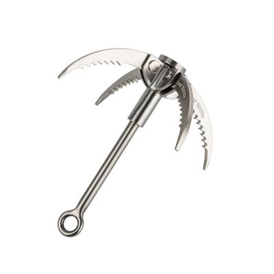 China Stainless Steel+SC50 Gravity Wall Tree Climbing Tool Stainless Steel+SC50 Folding Attacking Flight Tiger Claw Gear Hook for sale