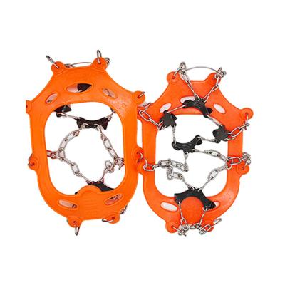 China 2021 Newest Safety Shoes Stainless Steel Chain High Quality Anti-Skid Whole Silicone Increasing Ice Climbing Pliers for sale