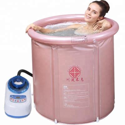 China New Modern Hot Sale Unique Patented Inflatable Massage Thermostatic Sauna Hot Tub Portable Spa for sale