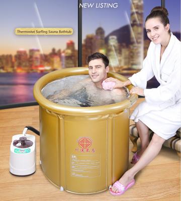 China Unique Hot Sale Patented Thermostatic Portable Massage Sauna Adult Bath Viable New for sale