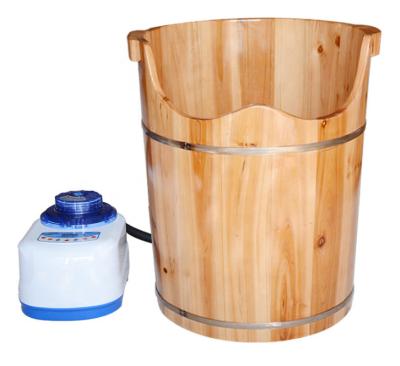 China Computer Control Panel Large Size Patented Wooden Fir Surf Thermostat Sauna Foot Bucket for sale