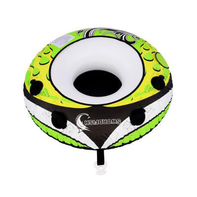 China Men Inflatable Towables Circle PVC Waterplay Air Drift Drag Ring Ski Toys for sale