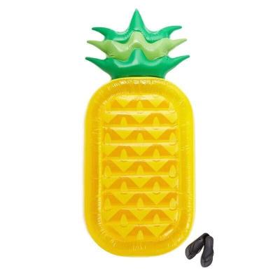 China Adult Float Pineapple Shape Air Float Inflatable Mattress For Fun for sale