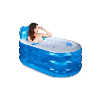 China Sustainable Fold Adults Inflatable Bathtub With Sauna Spa for sale