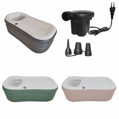 China 2020 New Plastic Portable Adult Sustainable Inflatable Bathtub for sale