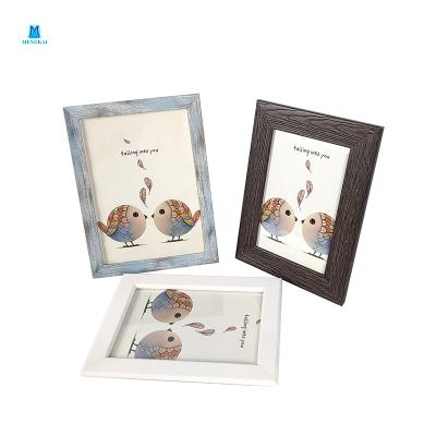 China New modern elegant style 2021 classic fashion PS 5*7 size and custom decorative color photo frame for sale