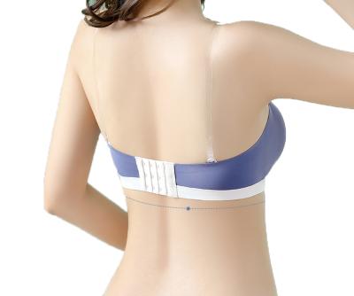 China QUICK DRY ice silk no trace elastic wrapped chest bottoming breast bra strapless beauty anti-appearance wave backchest vest tube top for sale